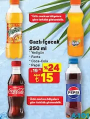 GAZLI İÇECEK KOLA 250 ML